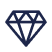 A diamond logo on a black background.