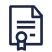 An icon of a document on a black background.
